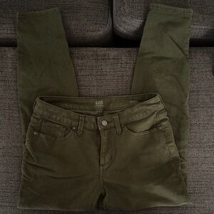 a.n.a Olive Green Skinny Jeans